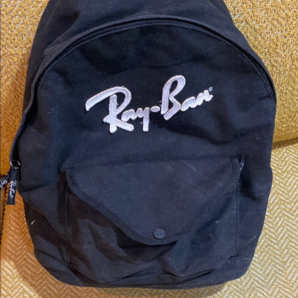 Ray-Ban Black Backpack Black denim
